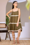 Dark Green Dress