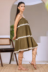 Dark Green Dress
