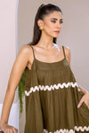 Dark Green Dress