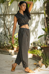Black Stripe Top