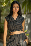 Black Stripe Top