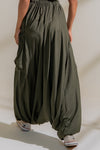 Olive Harem Pants