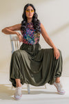 Olive Harem Pants