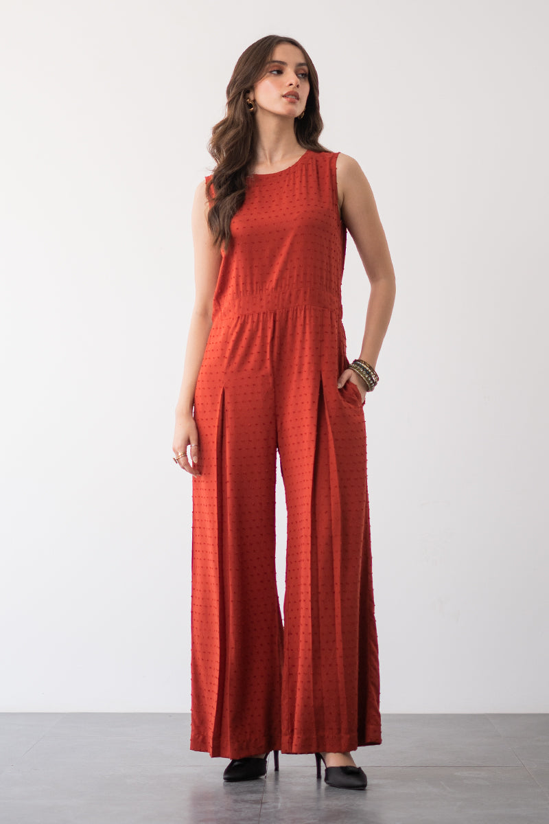 Rust Jumpsuit SNAPP