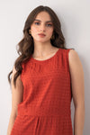 Rust Jumpsuit