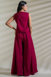 Maroon Co-ord Set