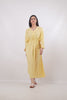 Yellow A-line Kaftan Dress