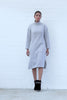 Grey Rib Straight Dress