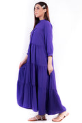 Purple Flared Dress