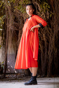 Orange Aline dress