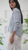 Light Blue Shirt Collar Top